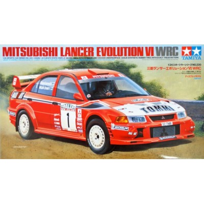 MITSUBISHI LANCER EVOLUTION VI WRC - 1/24 SCALE - TAMIYA
